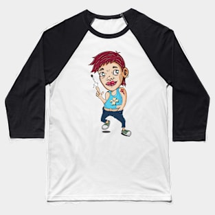 Funny young man cartoon Baseball T-Shirt